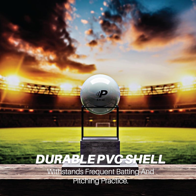 Premier Pitching Performance Store Simple Plyometric Weighted Ball | Baseball & Softball Training Ball | Arm Strength & Pitching | Durable PVC Shell with Sand Fill - Image 4